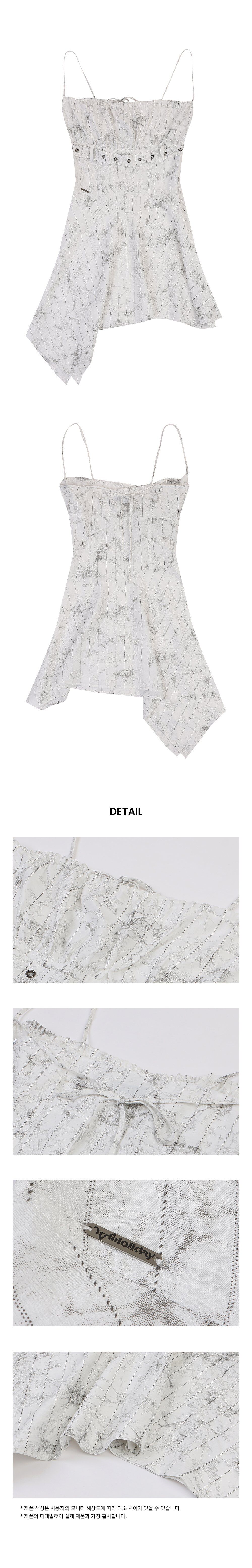 FLARE SLEEVELESS MINI DRESS [GRAY] - 감도 깊은 취향 셀렉트샵
