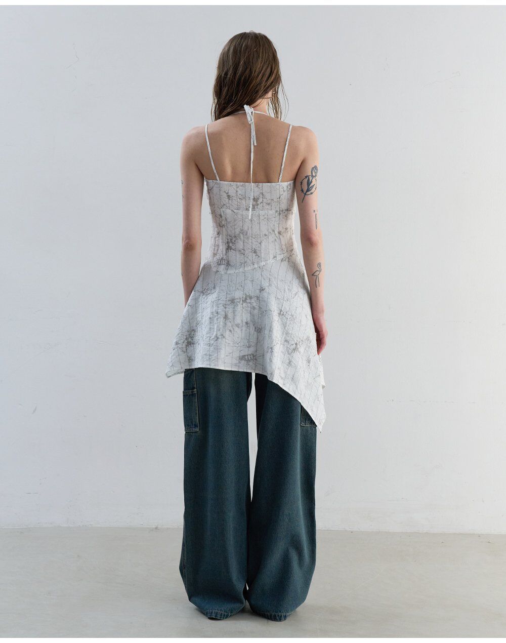 FLARE SLEEVELESS MINI DRESS [GRAY] - 감도 깊은 취향 셀렉트샵