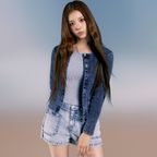 [NMIXX] 워싱 가디건 YP1K1444