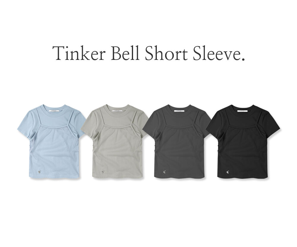 VIVACIOUS★韓国★大人気 Tinker Bell Short Sleeve 半袖Tシャツ Tinker Bell Short Sleeve BLACK - 감도 깊은 취향 셀렉트샵 29CM
