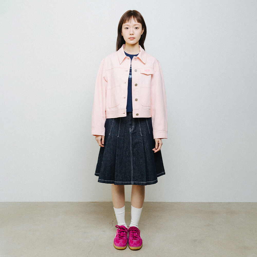 DAISY X MARITHE W FLOWER OVERALL SKIRT ivory - 감도 깊은