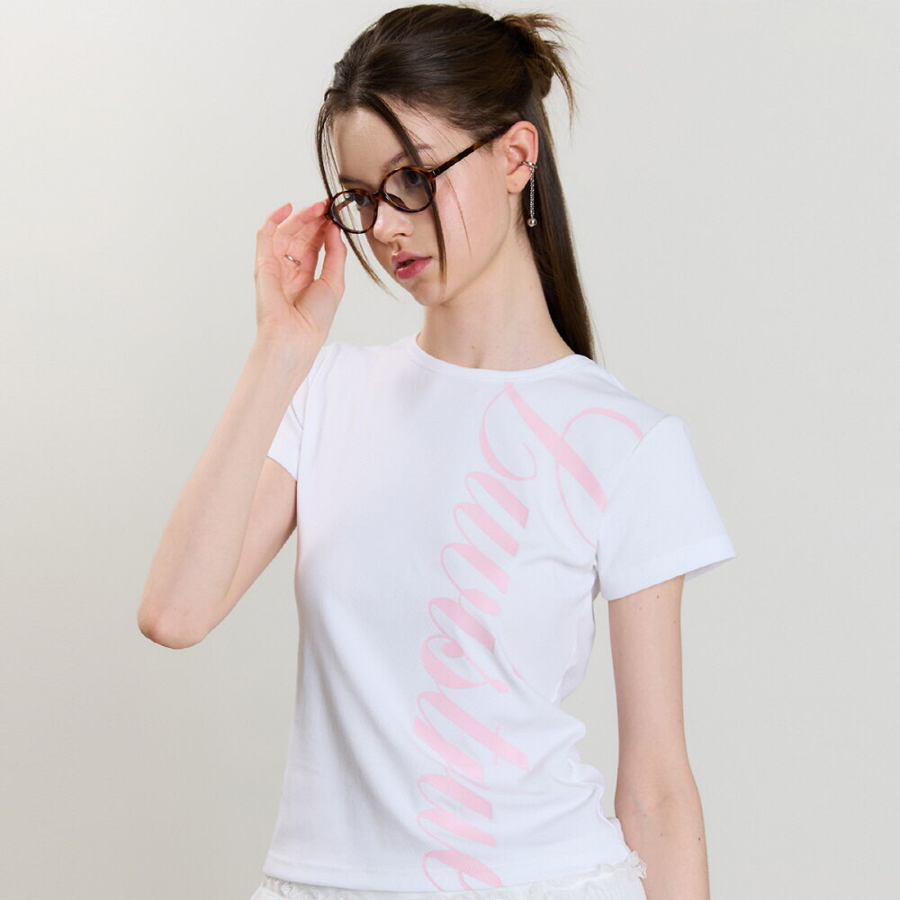 BAYWATCH CROP TEE (WHITE) F25QB103 - 감도 깊은 취향 셀렉트샵