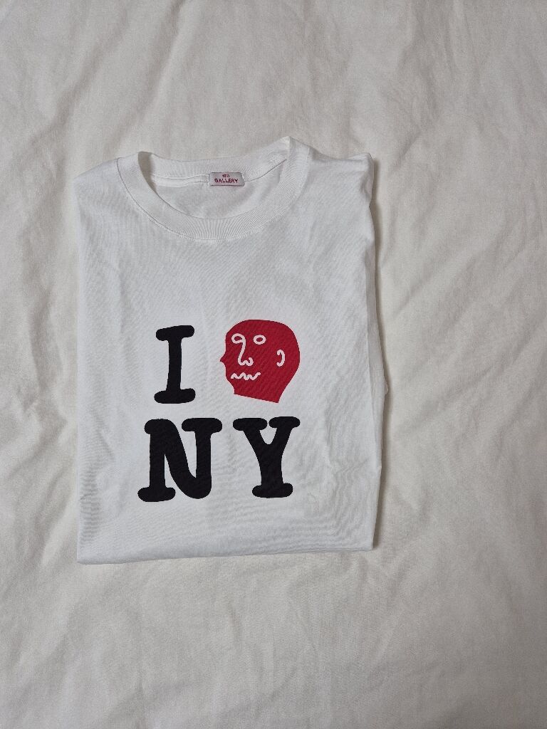 【1011 Gallery】I Love Gallery T-Shirt S] 1011 Gallery I Love T-shirt White #1011갤러리,#아이러브