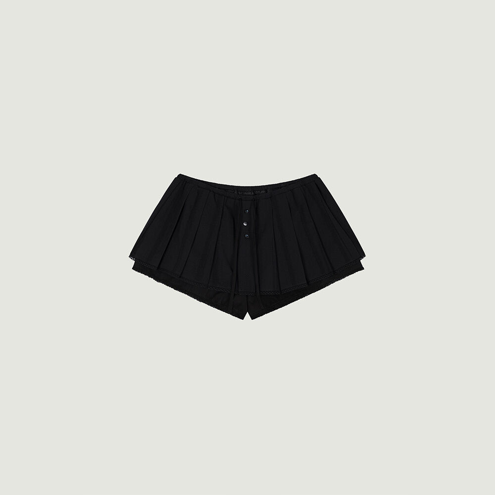 YOUHEE X LITTLE TWIN STAR LOGO SHORTS BLACK - 감도 깊은 취향