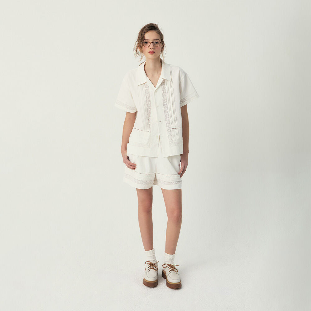 GROVE ♥ ELLIS LACE SHORTS /追跡付 ELLIS LACE SHORTS (IVORY) - 감도 깊은 취향 셀렉트샵 29CM