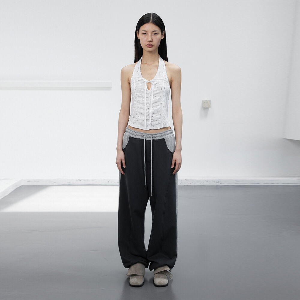 ★CERRIC★ REVERSE BANDING PANTS REVERSE BANDING PANTS / LIGHT GRAY - CERRIC
