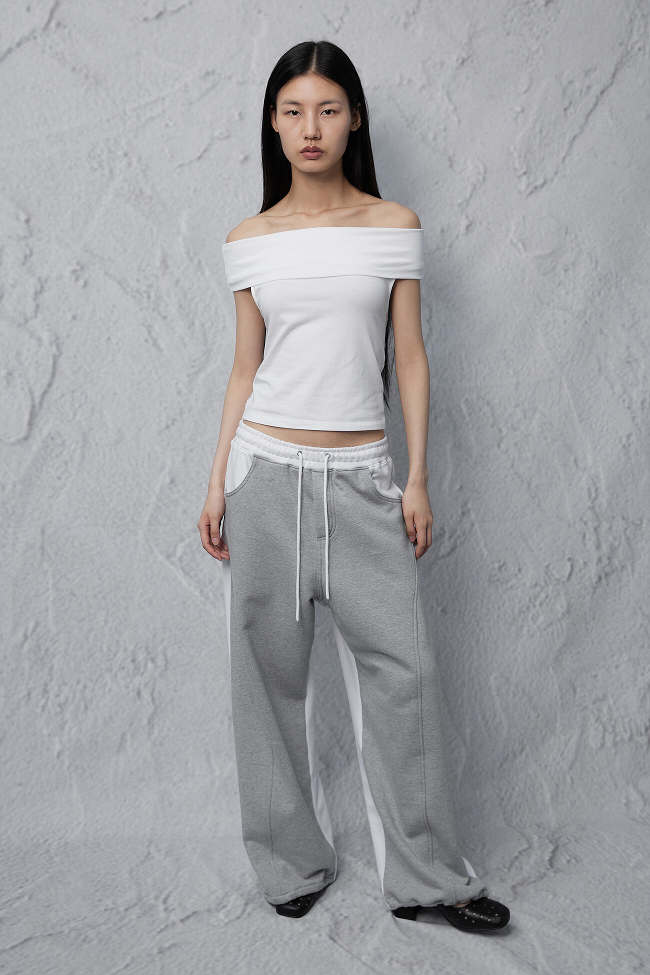 REVERSE BANDING PANTS / LIGHT GRAY - 감도 깊은 취향 셀렉트샵