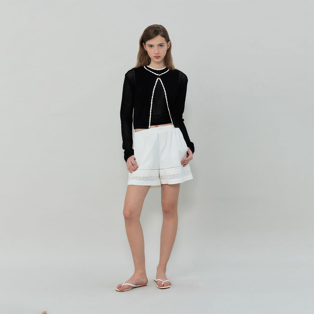 GROVE ♥ ELLIS LACE SHORTS /追跡付 ELLIS LACE SHORTS (IVORY) - 감도 깊은 취향 셀렉트샵 29CM