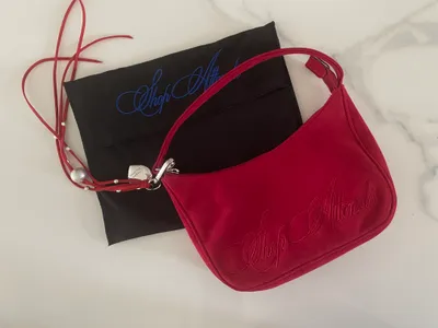 Attends suede top handle bag (Red) - 감도 깊은 취향 셀렉트샵