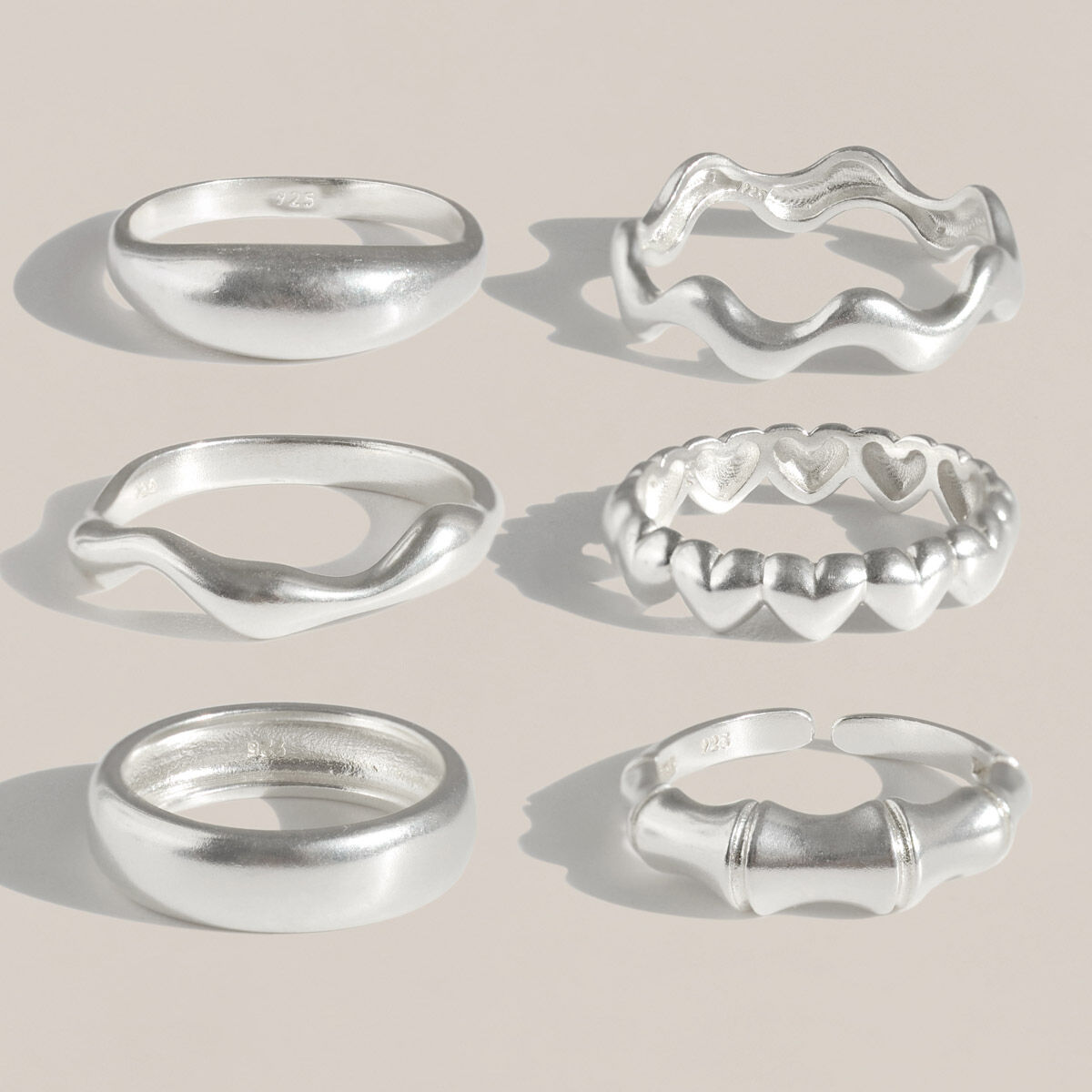 Sun Glitter Eternity Ring 2mm - Cognac - 감도 깊은 취향