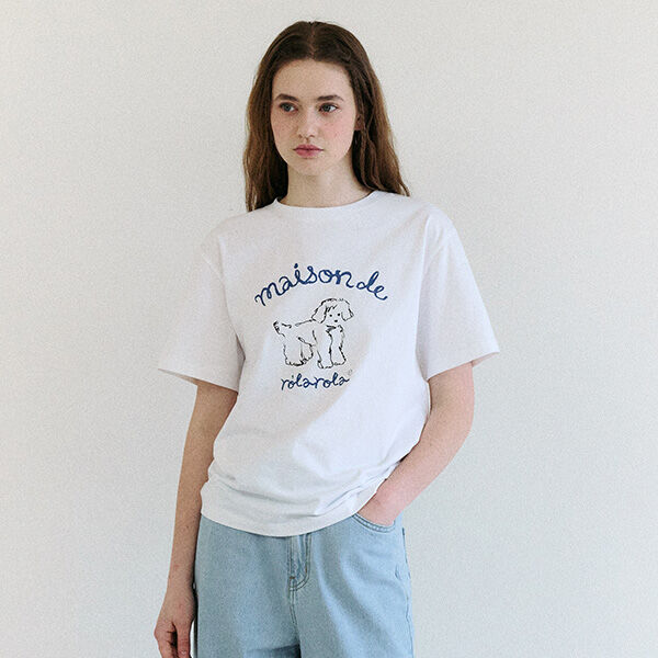 ROLA CAT FRIENDS LOOSE FIT T-SHIRT WHITE - 감도 깊은 취향
