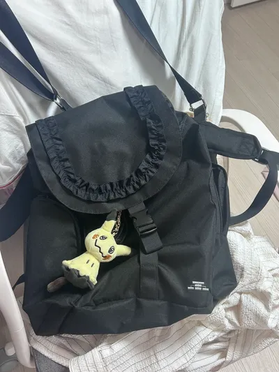 FFATS FRILL RUCKSACK_BLACK(NG2FSUAB42A) - 감도 깊은 취향