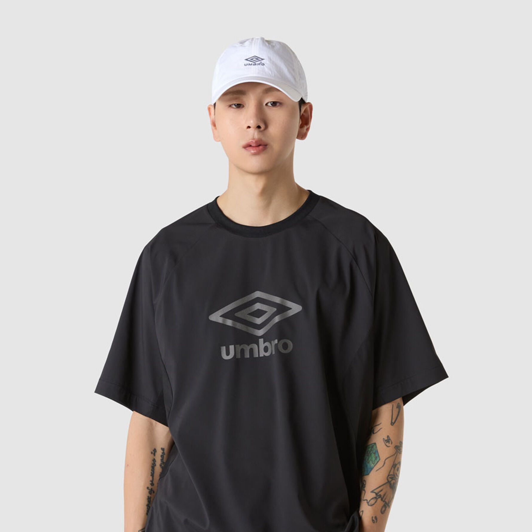 MOONSUN ♥ Umbro コラボ Game Shirt /追跡付 Umbro x MOONSUN Game Shirt / Pink - 감도 깊은 취향 셀렉트샵 29CM