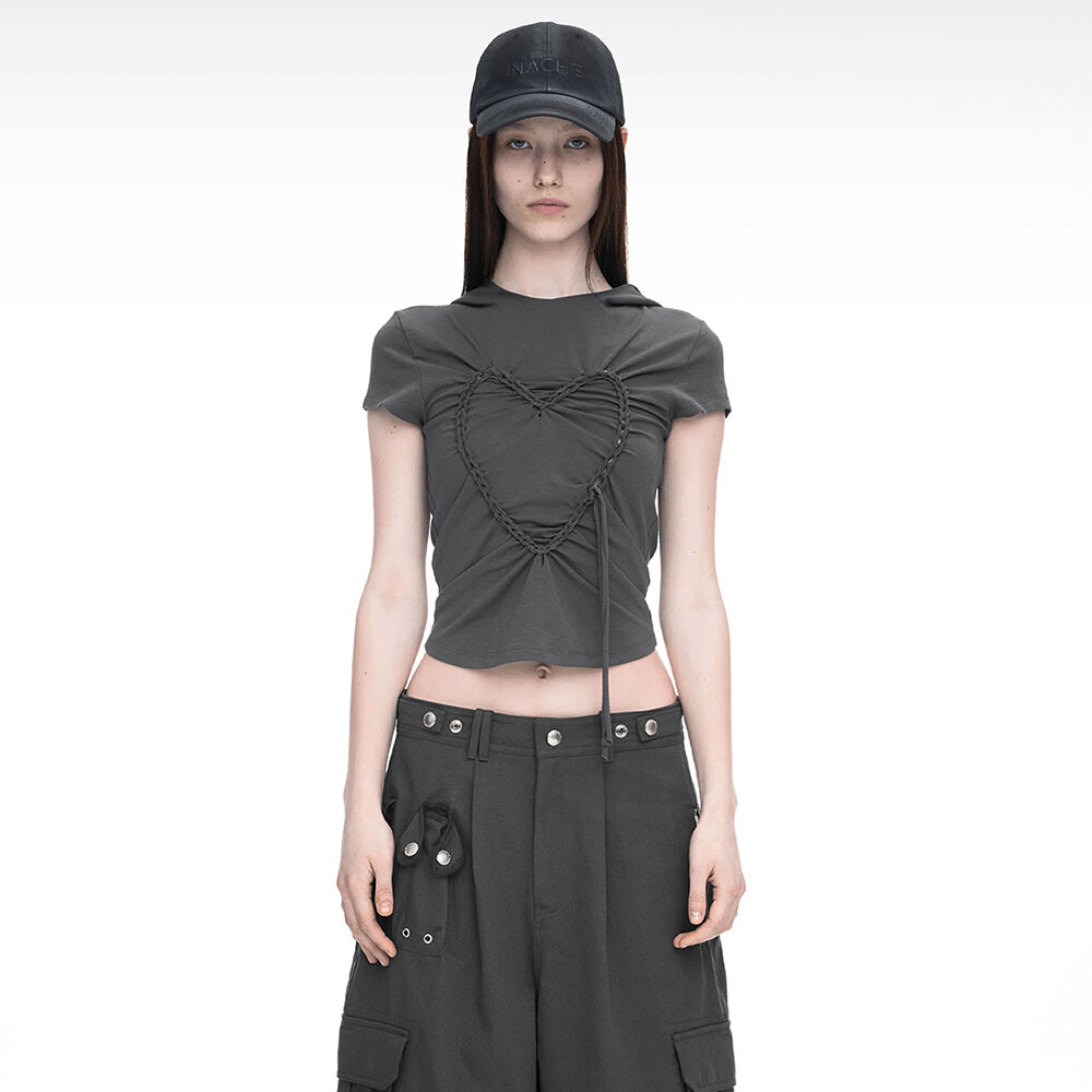YEEL RACING ASYMMETRIC T-SHIRT BLACK - 감도 깊은 취향 셀렉트