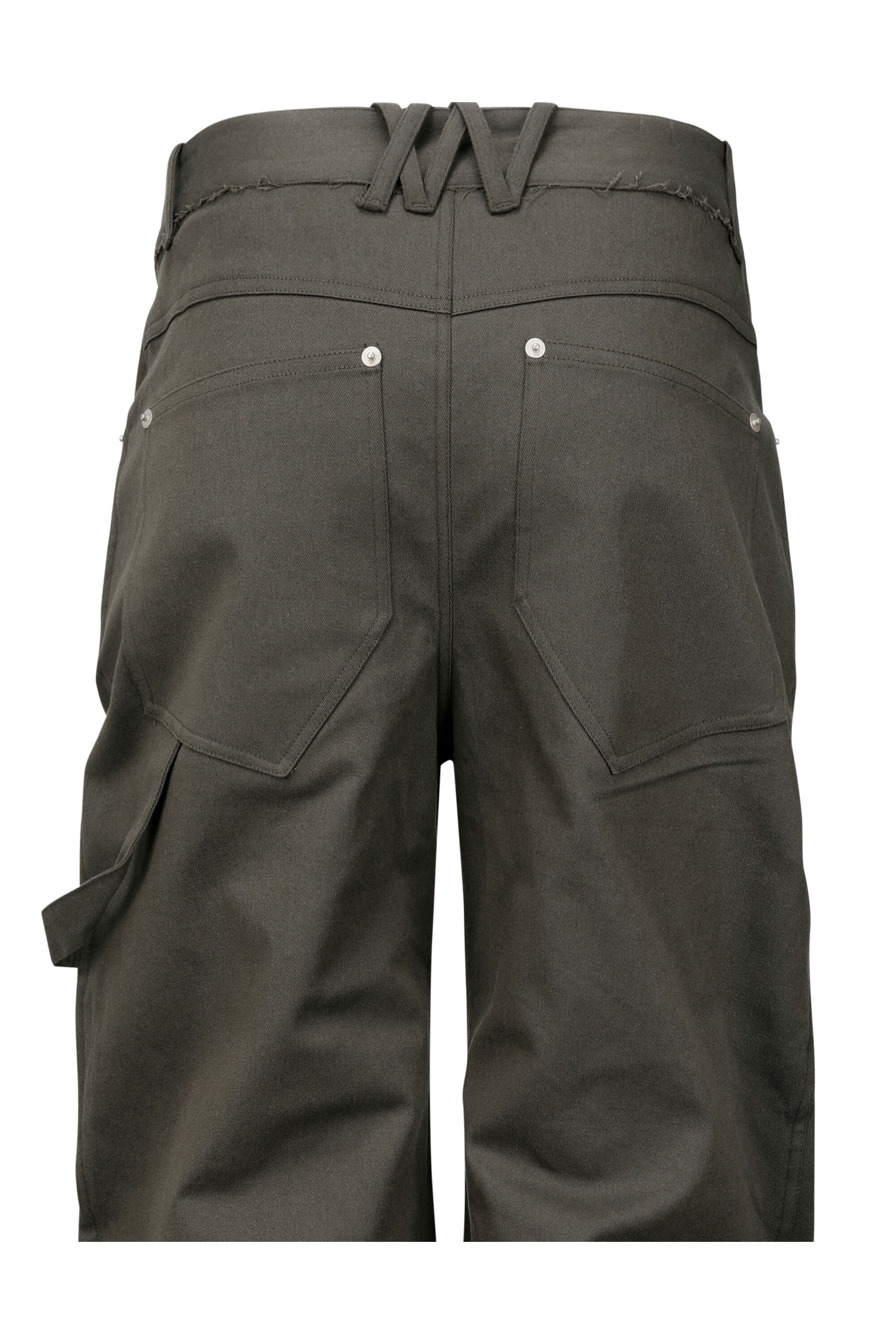 NACHE★韓国★人気★男女兼用★RAWCUT CURVED PANTS (UNISEX) RAWCUT CURVED PANTS (UNISEX) BLACK - NACHE