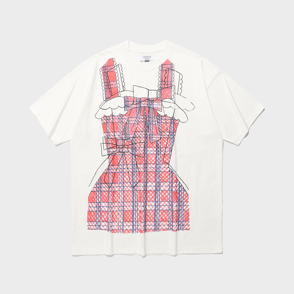 FFATS BIG RIBBON MESH BIG BIG TEE/NG2FMUT580A/ユニセックス FFATS BIG RIBBON MESH BIG BIG TEE_WHITE(NG2FMUT580A) - 감도