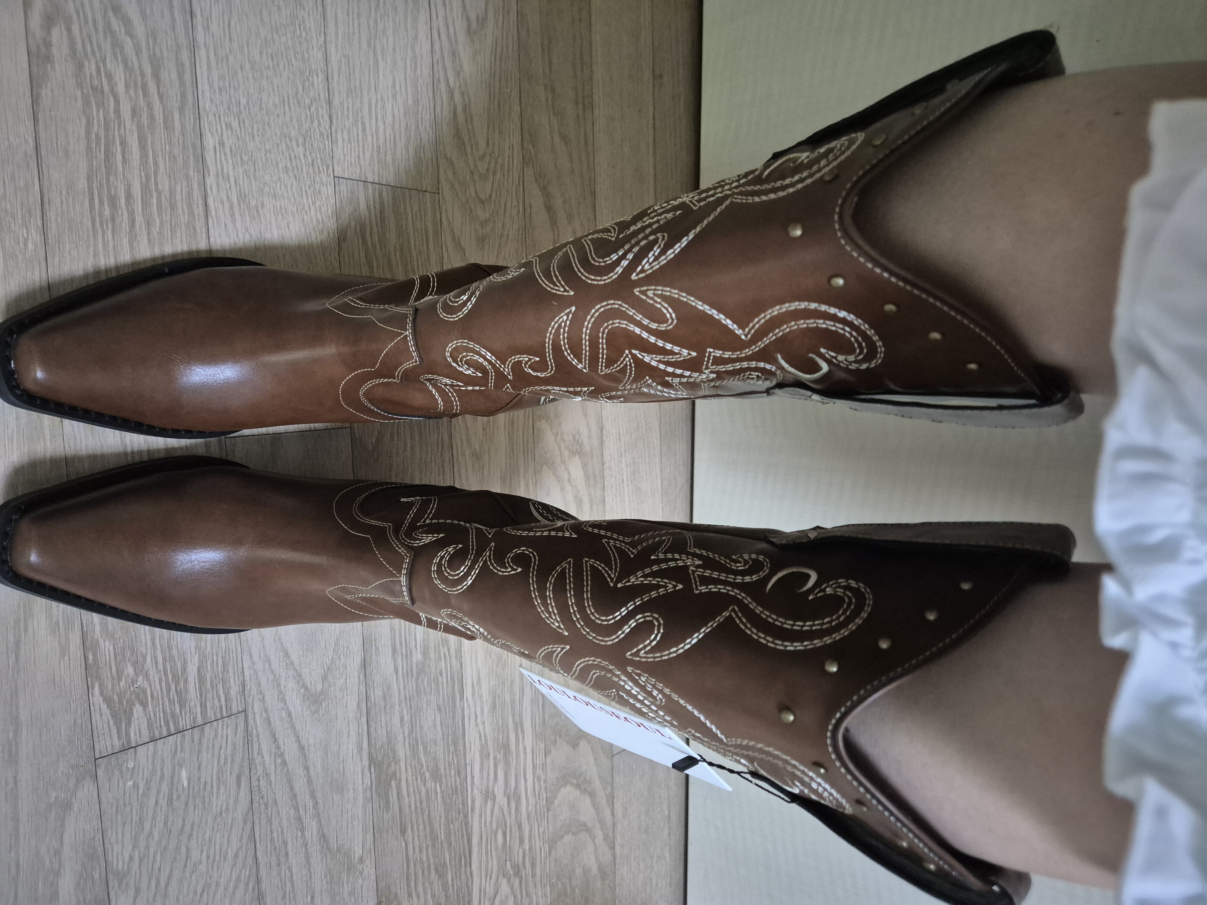 Hot Chocolate Western Boots (Brown) - 감도 깊은 취향 셀렉트