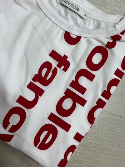 ★FANCYCLUB★BAYWATCH CROP TEE (WHITE) ★正規品/韓国直送料込 A'GEM/9 × .kom 『 FANCY CLUB/ファンシークラブ』 BAYWATCH
