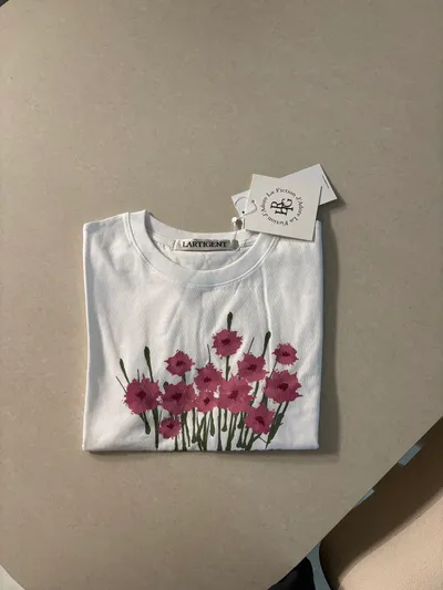 L2 GRASS FLOWER T-SHIRT(WHITE) - 감도 깊은 취향 셀렉트샵 29CM