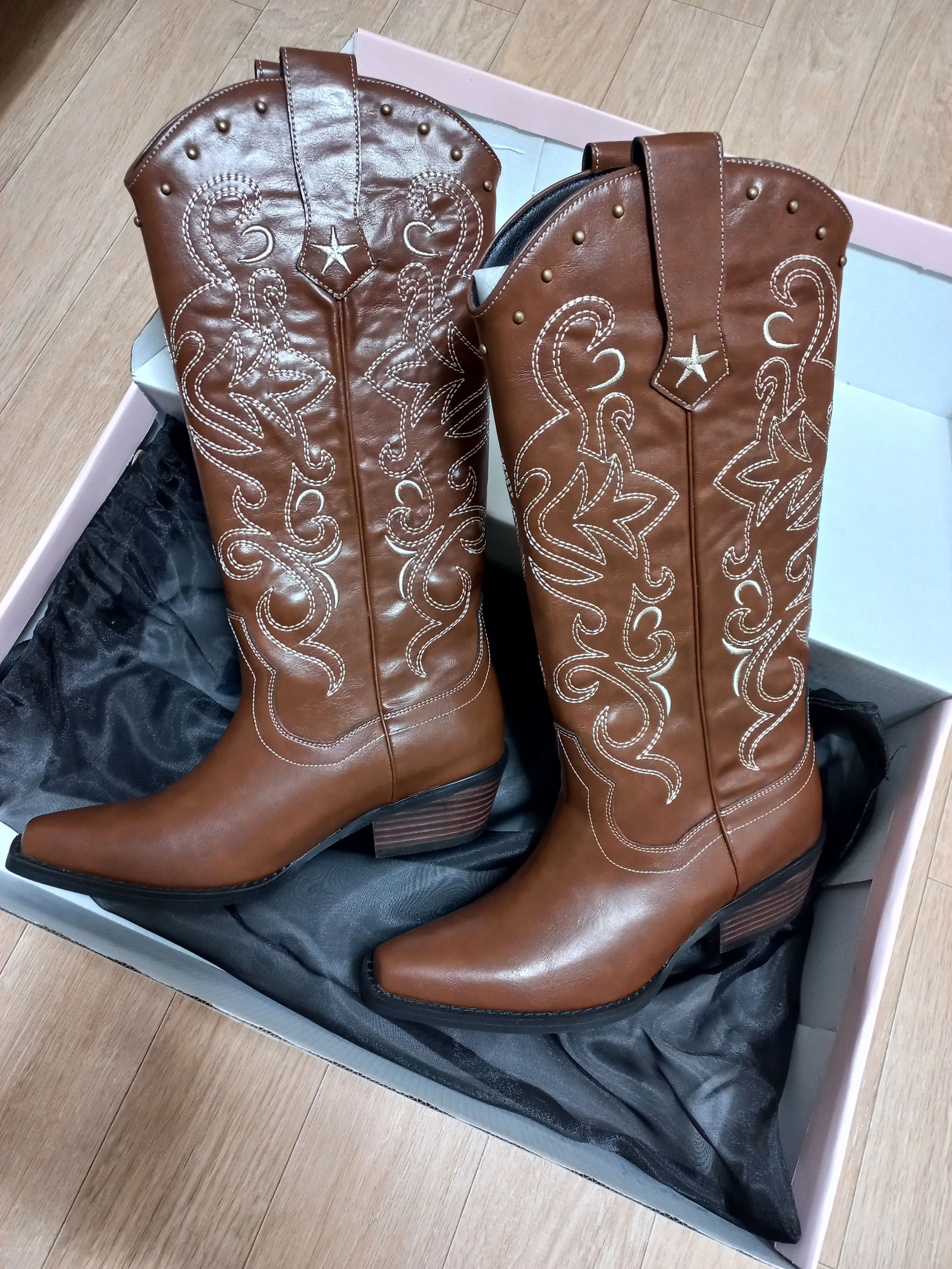 Hot Chocolate Western Boots (Brown) - 감도 깊은 취향 셀렉트