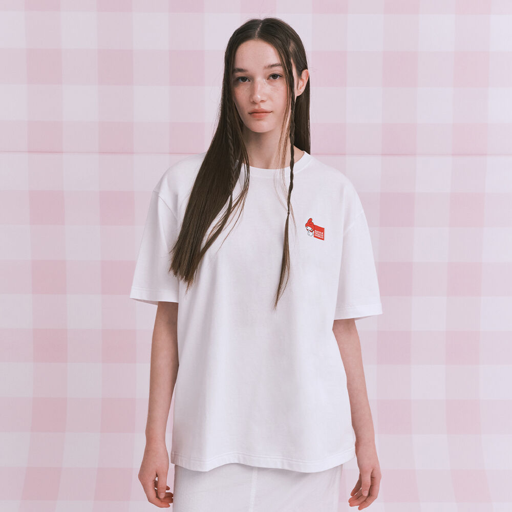 MARITHE★MARITHE X MY MELODY W RINGER TEE MARITHE X MY MELODY W RINGER TEE white - MARITHÉ+FRANҪOIS