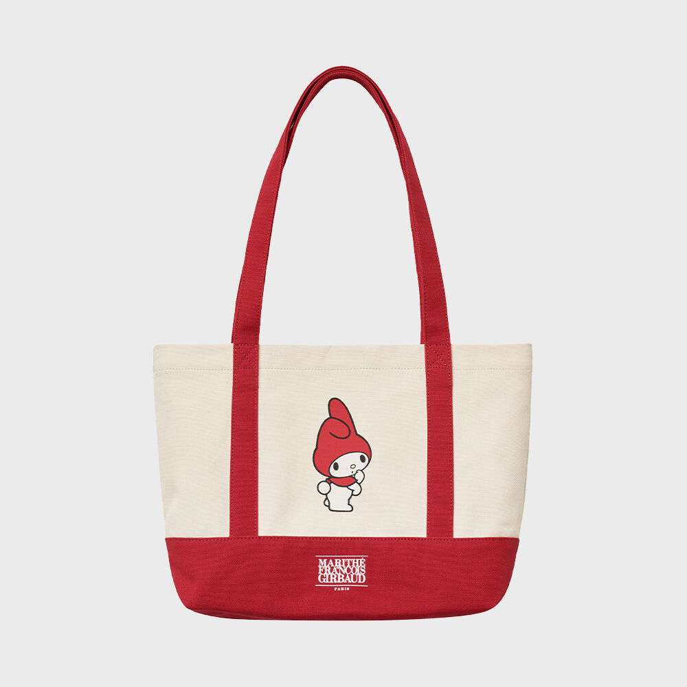 ショルダーバッグ・ポシェット MARITHE X MY MELODY CLASSIC LOGO CANVAS SHOULDE BAG 5BJH1553 MARITHE X MY MELODY CLASSIC LOGO CANVAS SHOULDER BAG navy