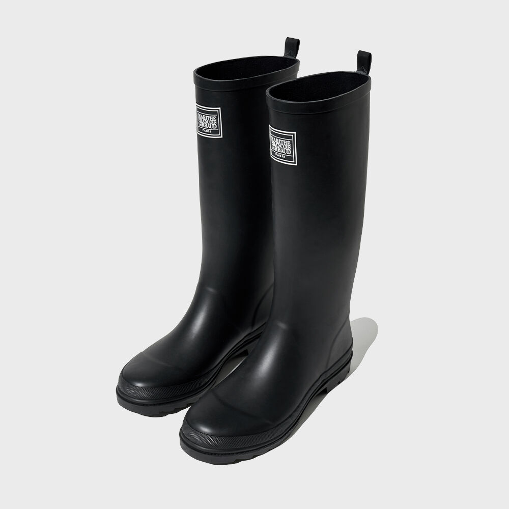 CLASSIC LOGO RAIN BOOTS LOW oatmeal / brown - 감도 깊은 취향