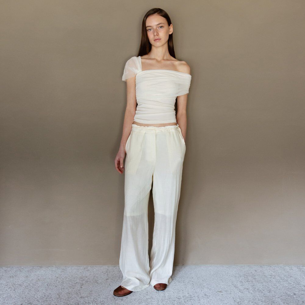 【LOULOUSEOUL】Vacation Stripe Pants (Apricot) Vacation Stripe Pants (Apricot) - 감도 깊은 취향 셀렉트샵 29CM