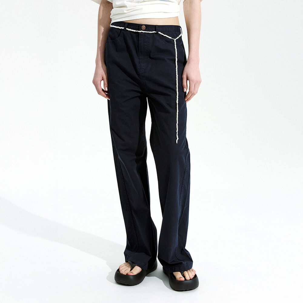 [NOTHING WRITTEN] Eden washing pants (White) ☆送料込☆ Nothing Written(ナッシングリトゥン) Eden washing pants white