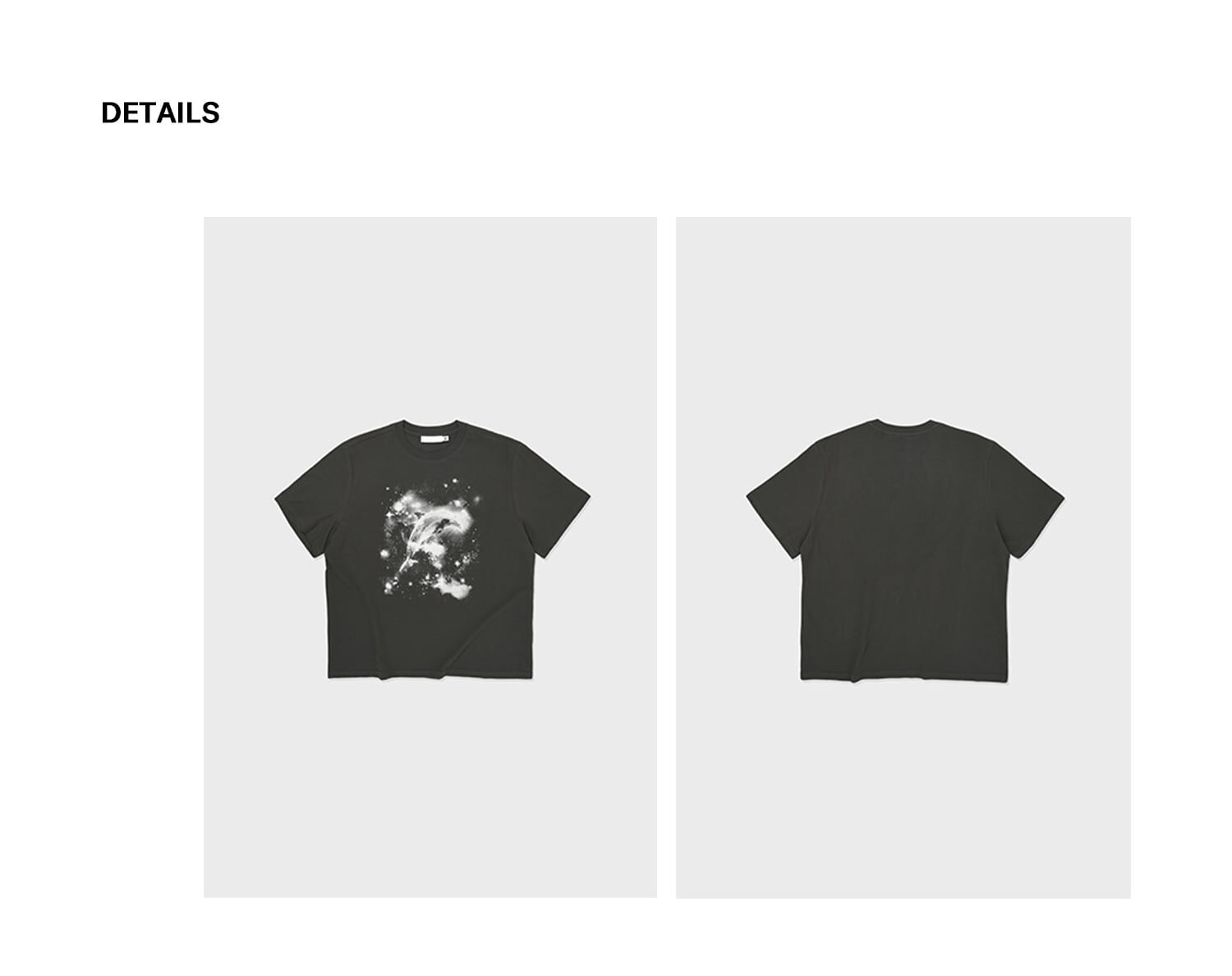 DOLPHIN T-SHIRT_CHARCOAL_LC252TS06CC - 감도 깊은 취향 셀렉트