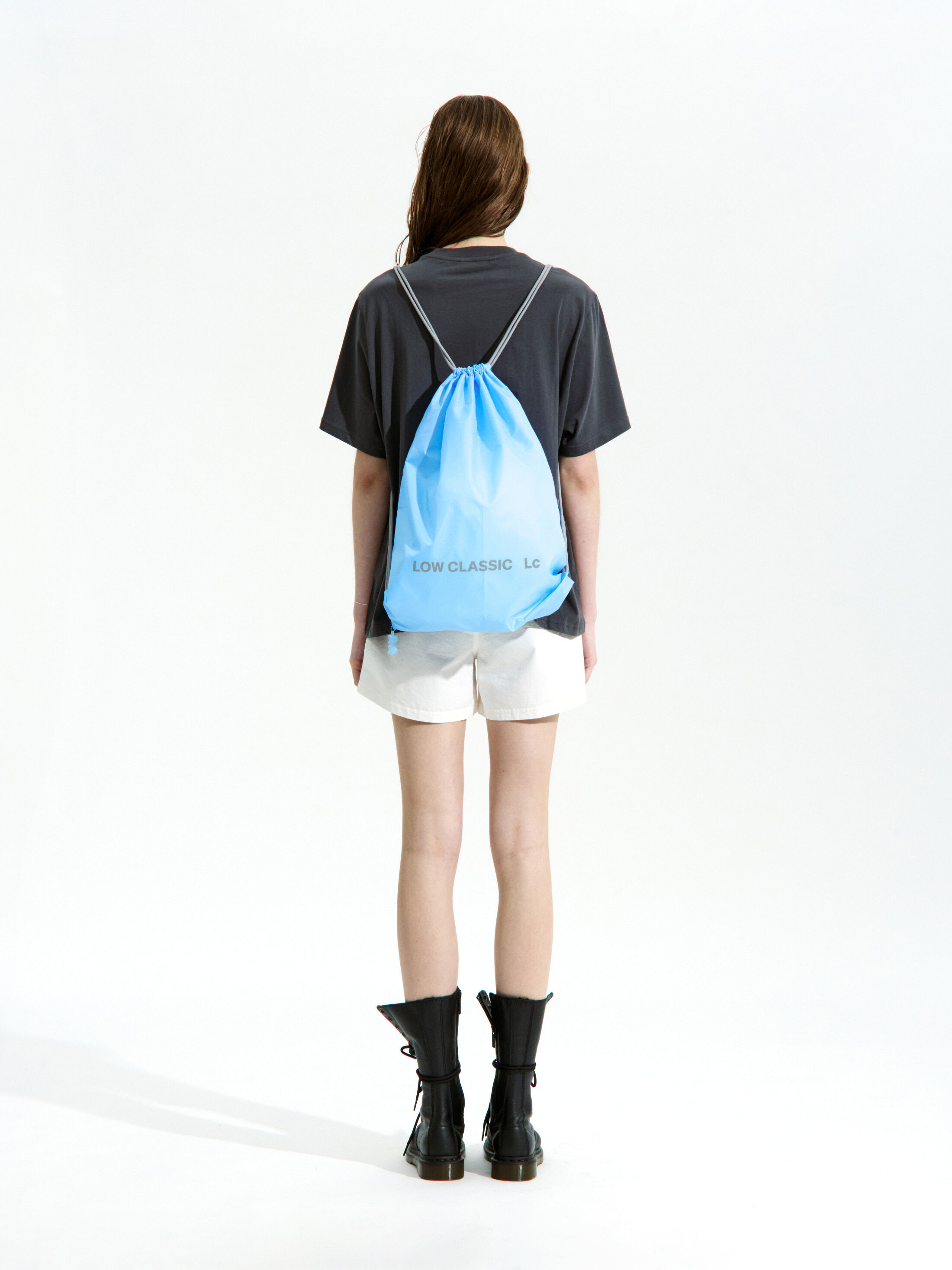 Tシャツ・カットソー LOW CLASSIC : 25SS / DOLPHIN T-SHIRT (CHARCOAL) LOW CLASSIC