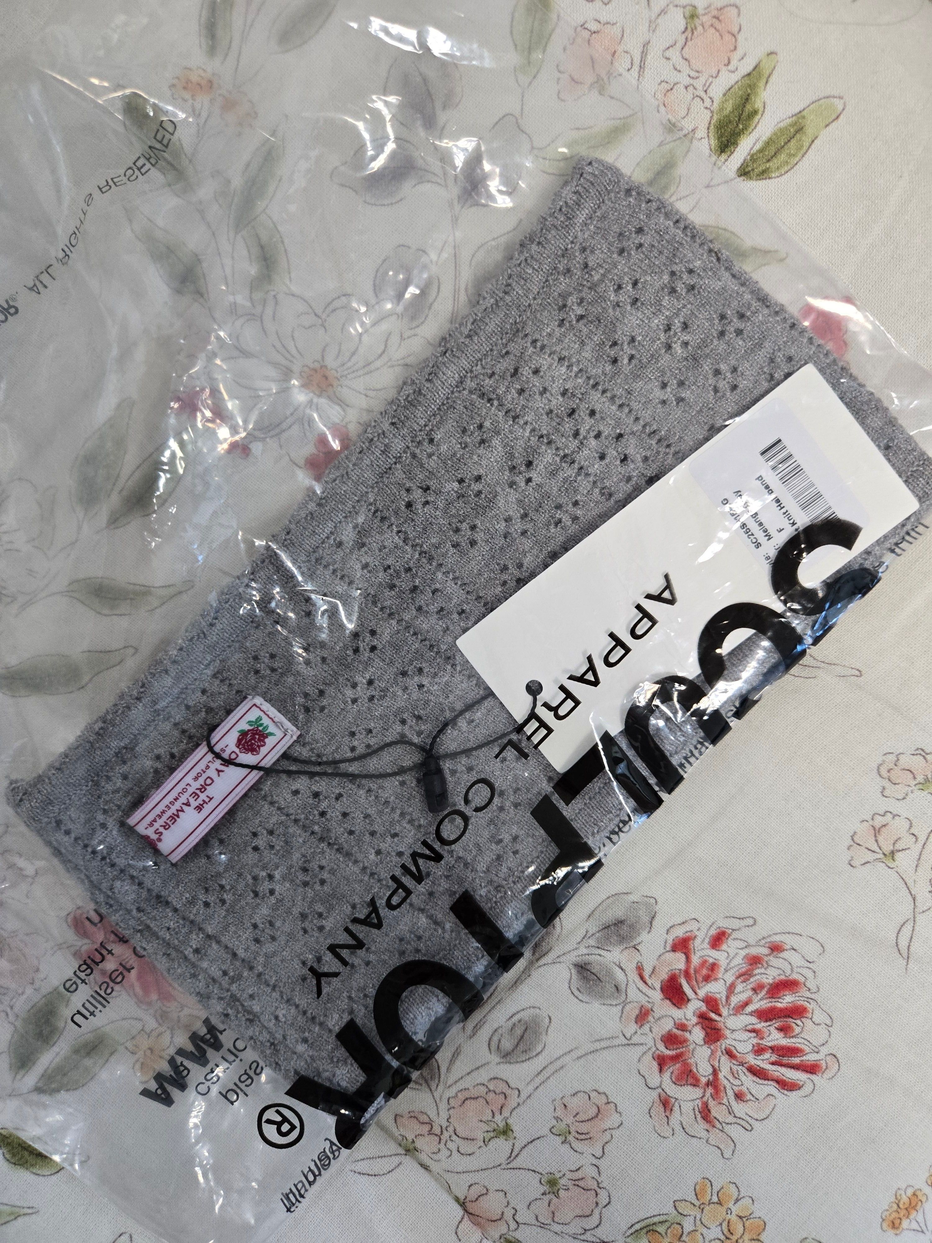 ★SCULPTOR★ Eyelet Knit Hairband Melange Gray SC25S615MG Eyelet Knit Hairband Black – Sculptor