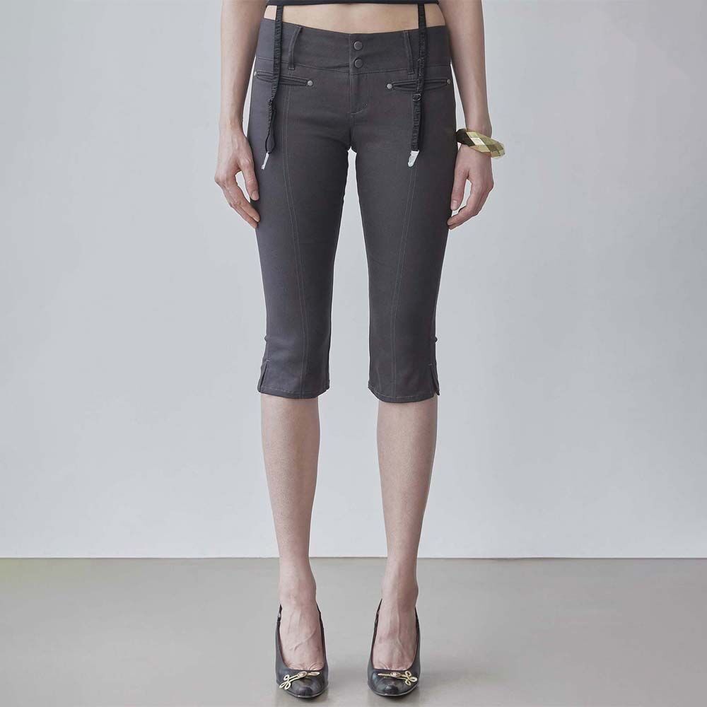 90s Cotton Capri Pants Gray - 감도 깊은 취향 셀렉트샵 29CM
