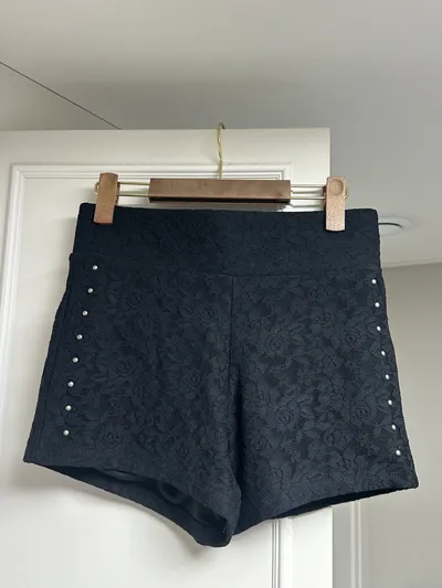 ★POLYSOOEM★ FLOWER LACE DOLPHIN SHORTS POLYSOOEM FLOWER LACE DOLPHIN SHORTS