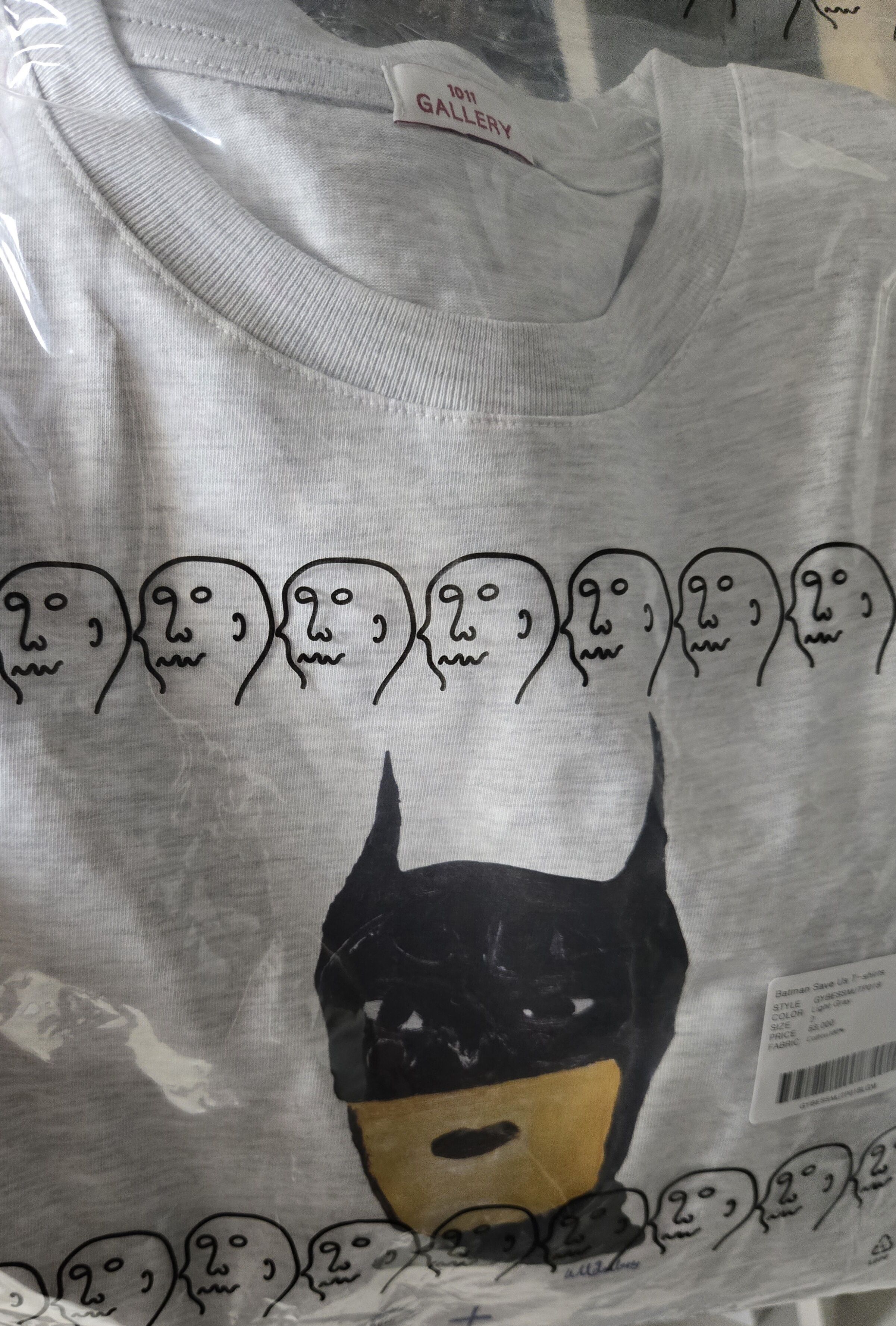 【1011GALLERY】 Batman Save Us T-shirts - Light Gray Batman Save Us T-shirts - Light Gray - 감도 깊은 취향 셀렉트