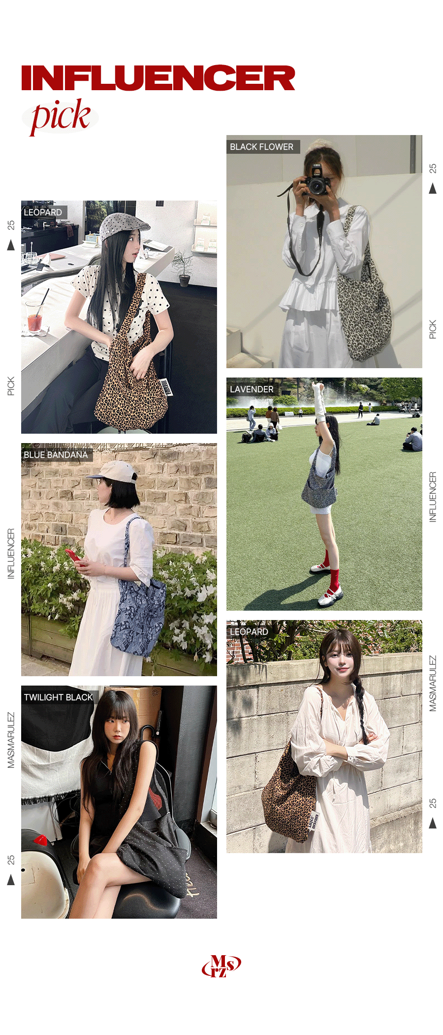 Rabbit eco bag_Cob pink flower - 감도 깊은 취향 셀렉트샵 29CM