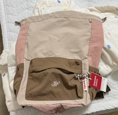 Mixed Easy Draw Backpack _ Pink sand - 감도 깊은 취향 셀렉트