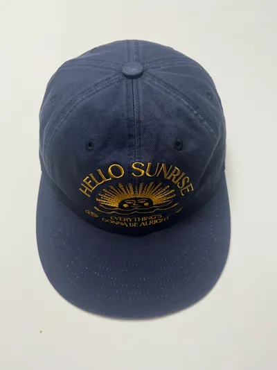 HELLO■Washed HS Arch Logo 6Panel Cap_Khaki Beige ■送料込 헬로우선라이즈 Washed HS Arch Logo 6Panel Cap (Oatmeal Beige