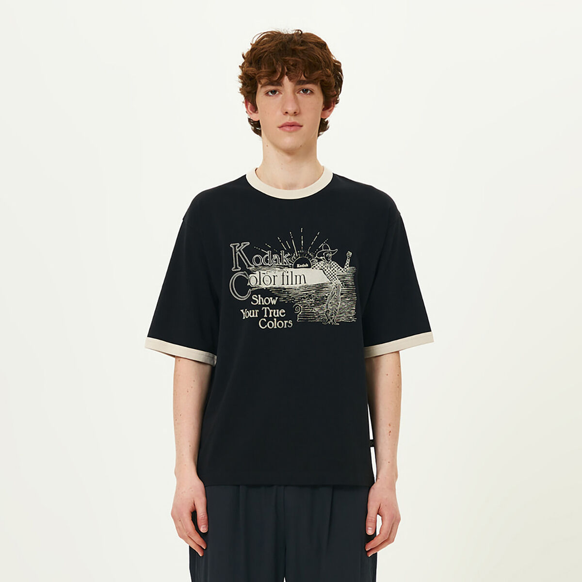 PARTIMENTOのPTMT Sunlight Ringer Tee 全2色 MUSINSA | PARTIMENTO PTMT Sunlight Ringer Tee Navy