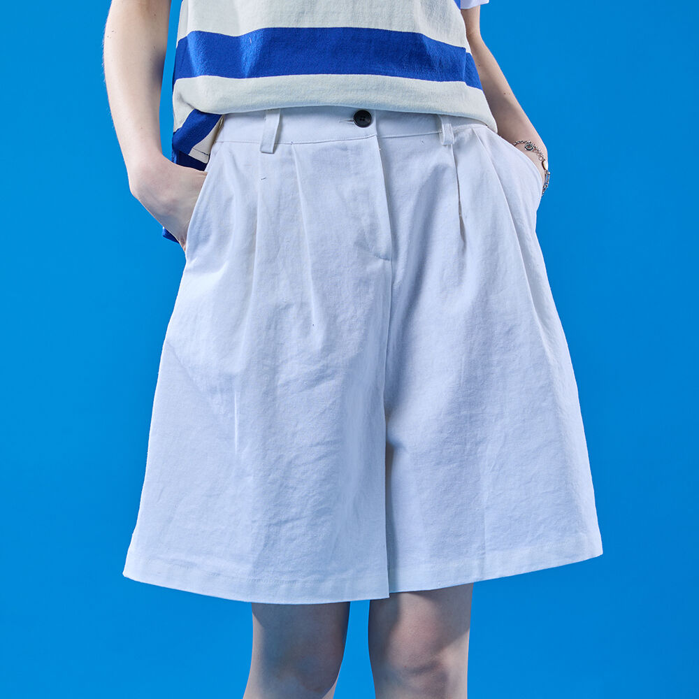 rolarola★人気★SET-UP CHECK BELT BERMUDA SHORTS★PT-20342 로라로라](PT-20342) SET-UP CHECK BELT BERMUDA SHORTS BEIGE