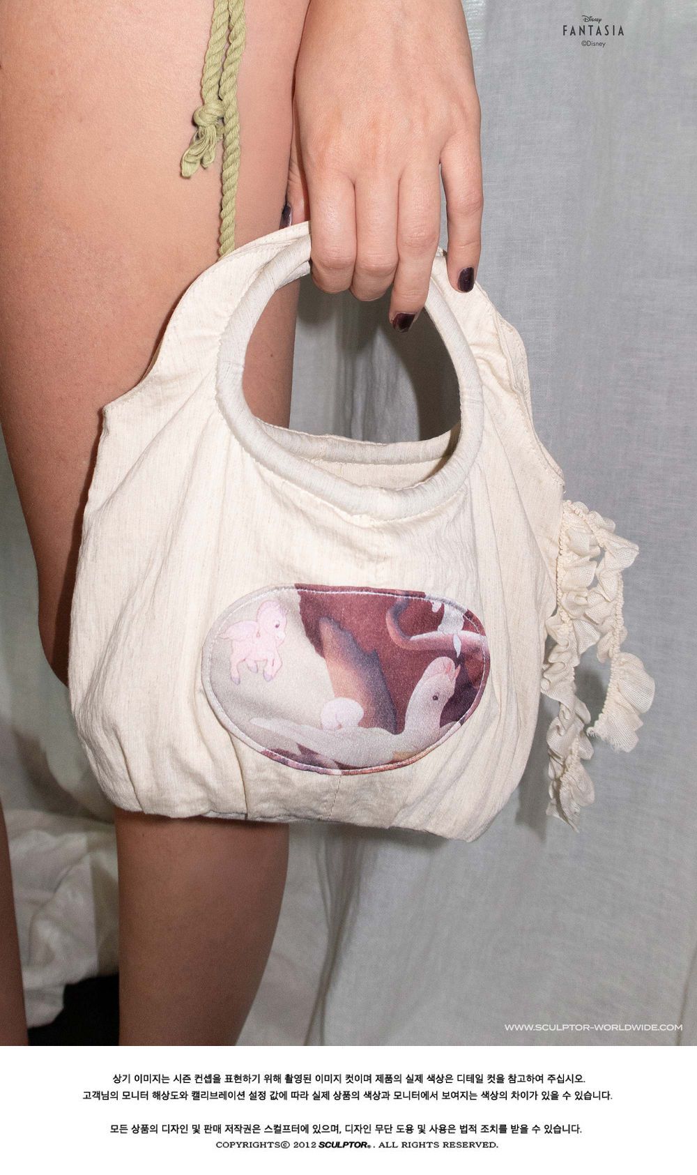 [無料配送] ◆ [Sculptor X Fantasia] ◆ Tail Mini Bag Sculptor X Fantasia] Tail Mini Bag Raw - 감도 깊은 취향