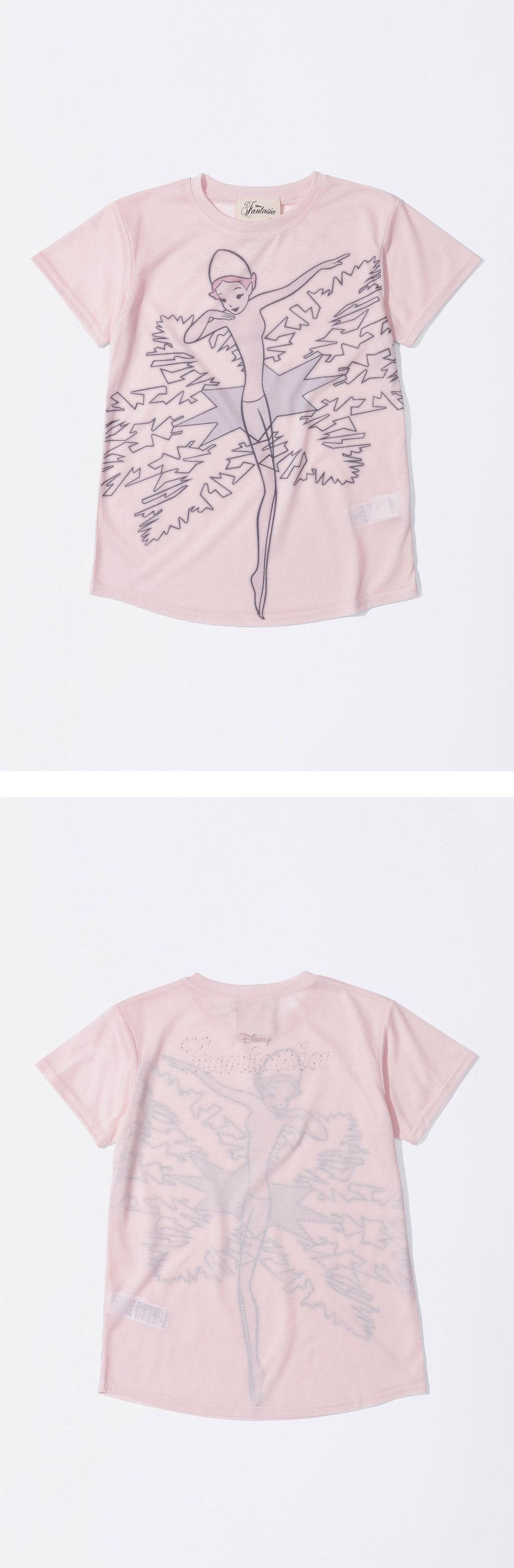 ★SCULPTOR★ Sculptor X Fantasia Fairy Tee Pale Pink SC25S29 Sculptor X Fantasia] Three Chapter Tee White