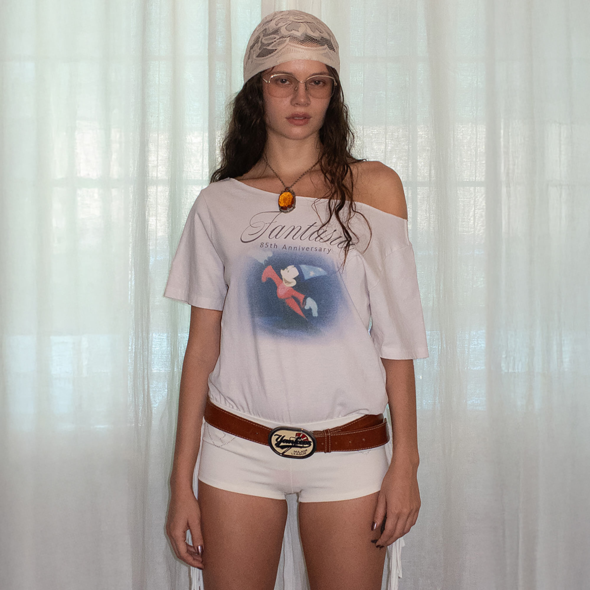 ★SCULPTOR★ Sculptor X Fantasia Fairy Tee White SC25S298WH Sculptor X Fantasia] Fairy Tee White