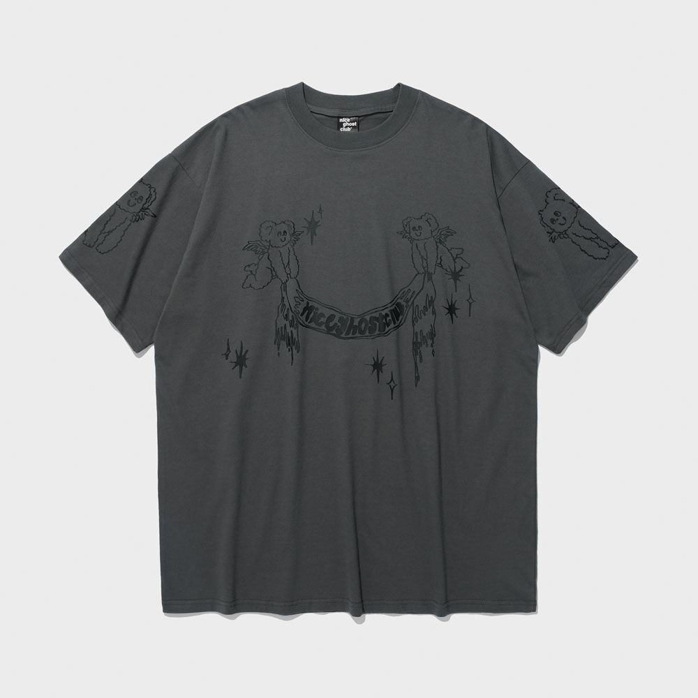 GHOST GLITTER LOGO TEE_PURPLE(NG2FMUT528A) - 감도 깊은 취향