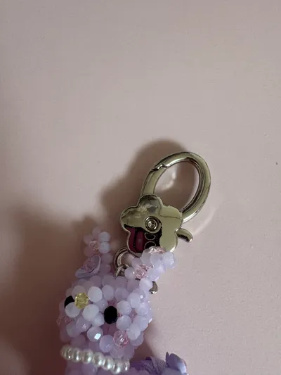 【Fogdawn】[x SWINGSET] Ribbon Tail Rabbit Key Ring x SWINGSET] Ribbon Tail Rabbit Key Ring (lavender) - 감도