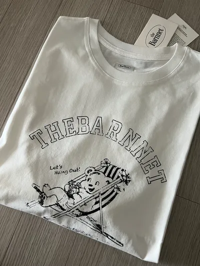 Barnnet Bear Sunbed T-Shirt_White - 감도 깊은 취향 셀렉트샵 29CM