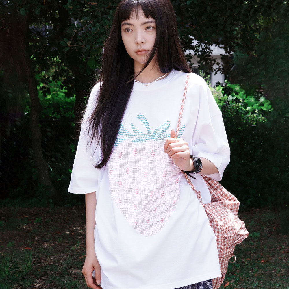 Ascii Heesu Overfit T-shirt [White] - 감도 깊은 취향 셀렉트