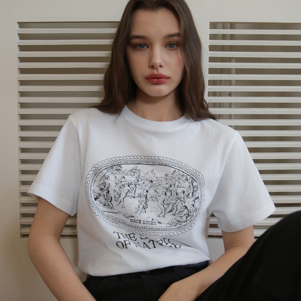 Nymphs T-shirt heather dark gray - 감도 깊은 취향 셀렉트샵 29CM
