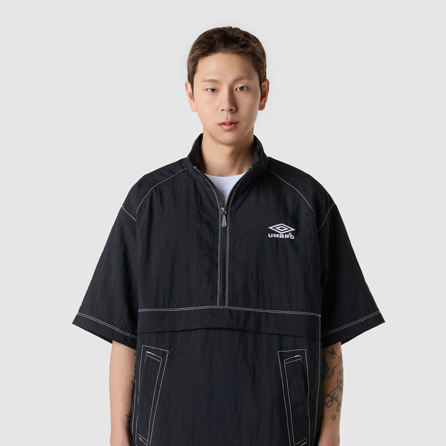 UMBRO■X MOONSUN] Game shirt■送料込 Umbro x MOONSUN Game Shirt / Pink - 감도 깊은 취향 셀렉트샵 29CM