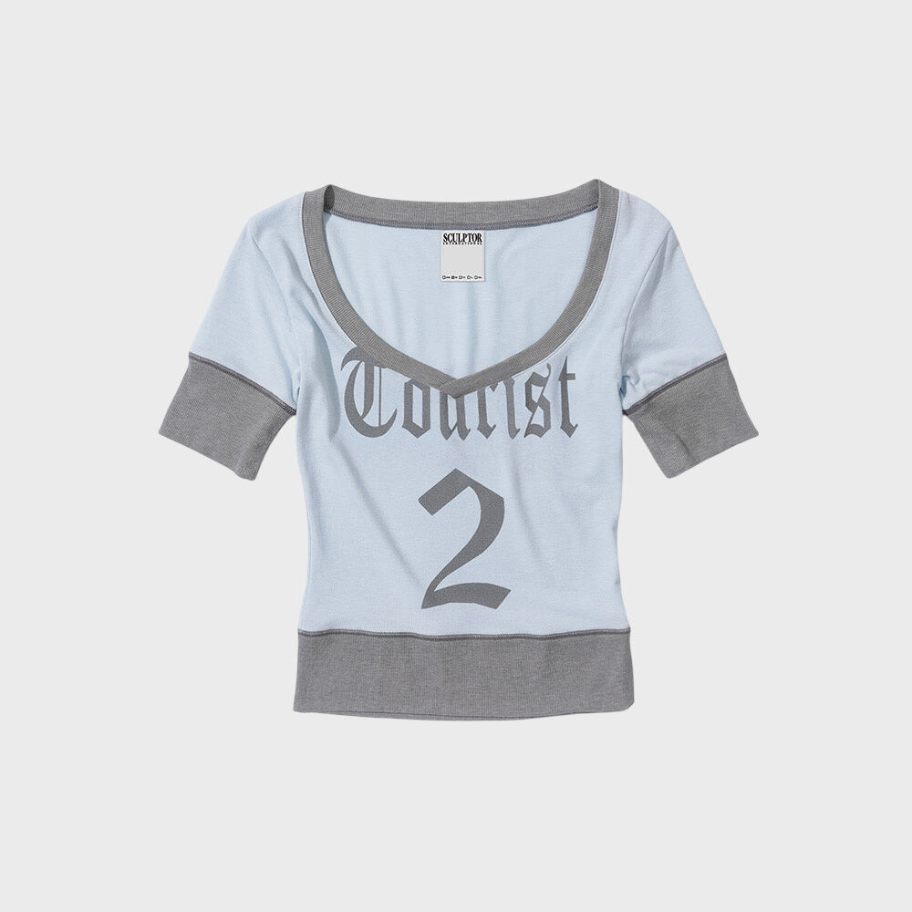 ★SCULPTOR★ Sculptor X Fantasia Mickey Cut Out Tee Washed N Sculptor X Fantasia] Mickey Cut Out Tee Dirty White